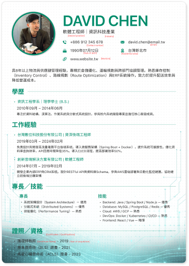 David Chen - Tech Minimal