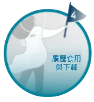 履歷套用與下載